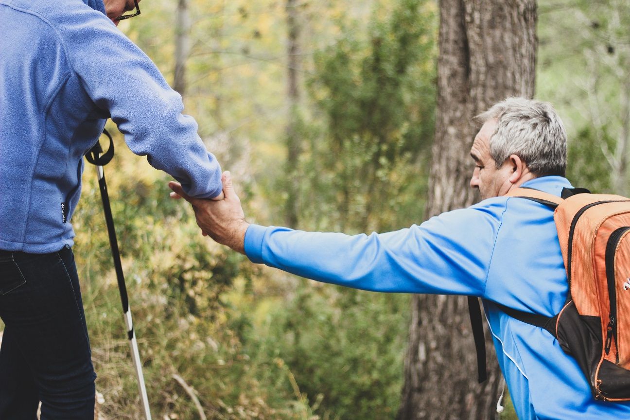 Photo Of Two Old Man Helping Each Other 734658